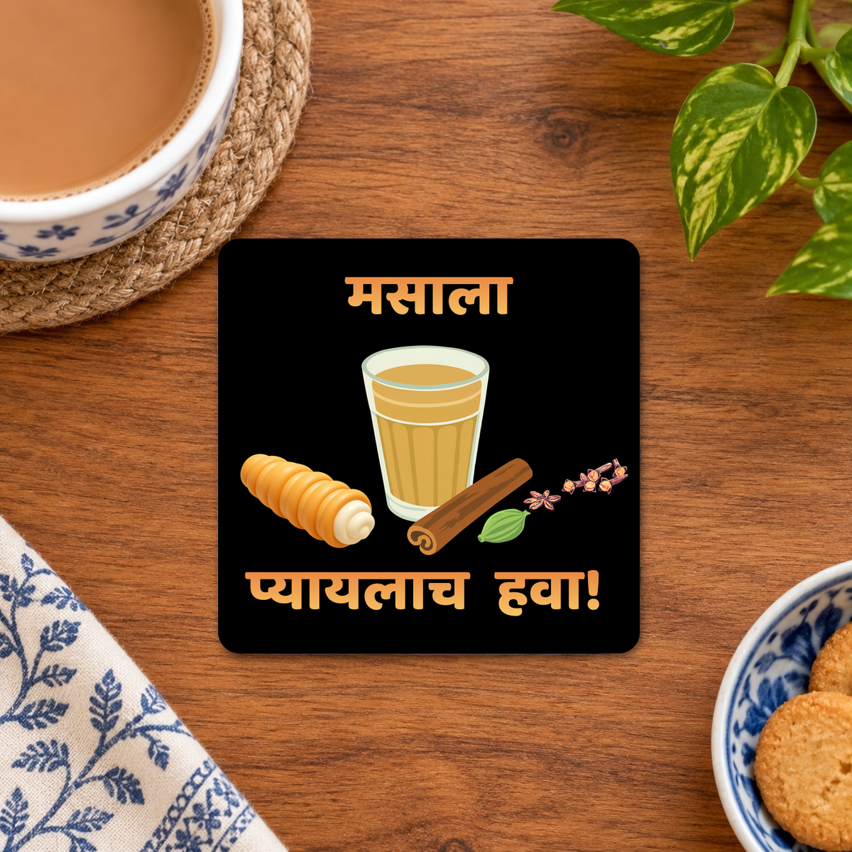 Masala Chaha Coaster