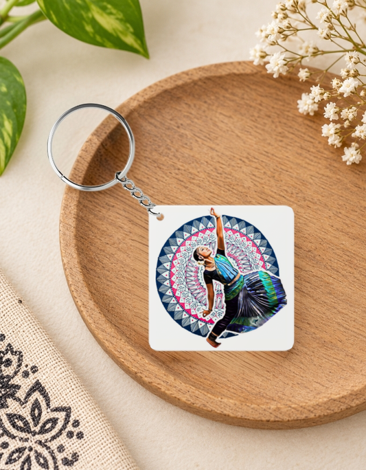 Bharatnatyam Keychain
