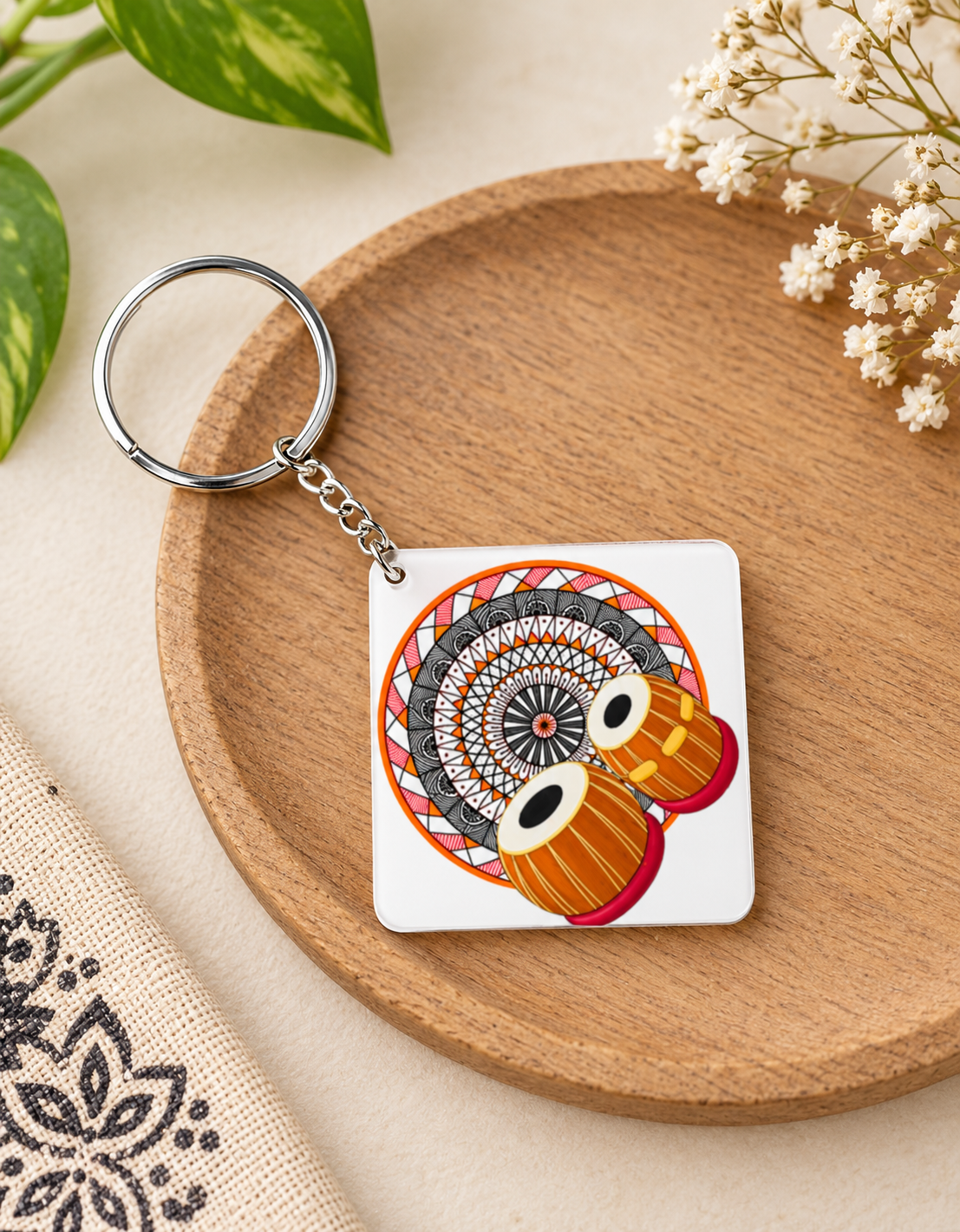 Tabla Keychain