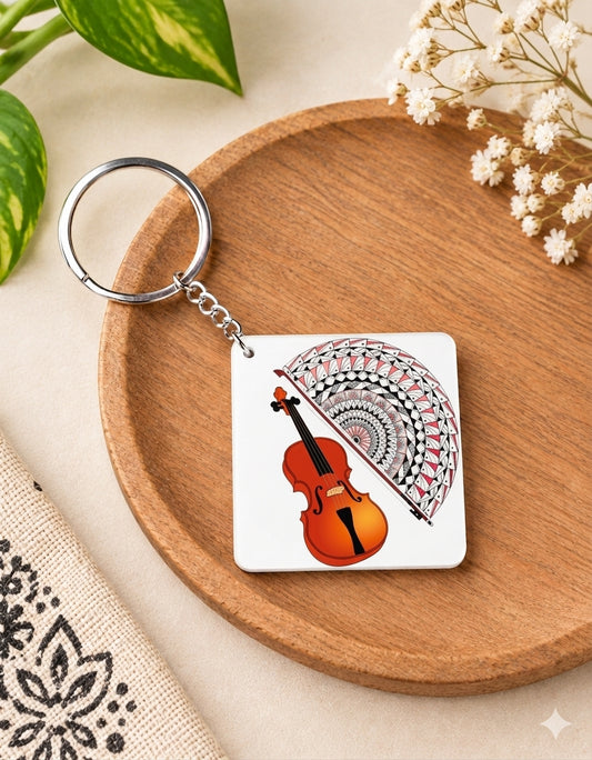 Violin Keychain