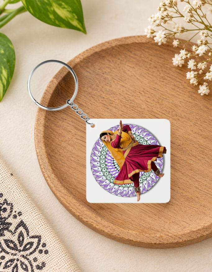 Kathak Multicolor Keychain