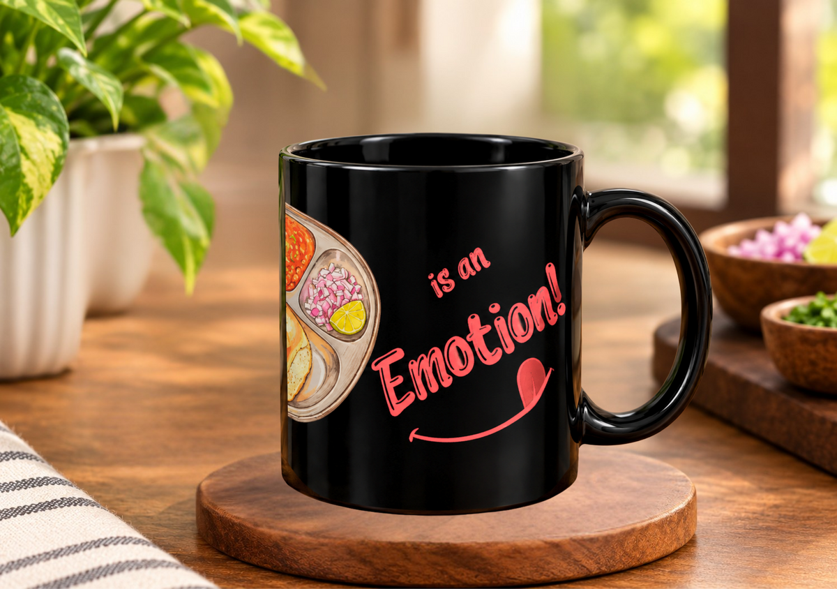 Pavbhaji Coffee Mug (Black)